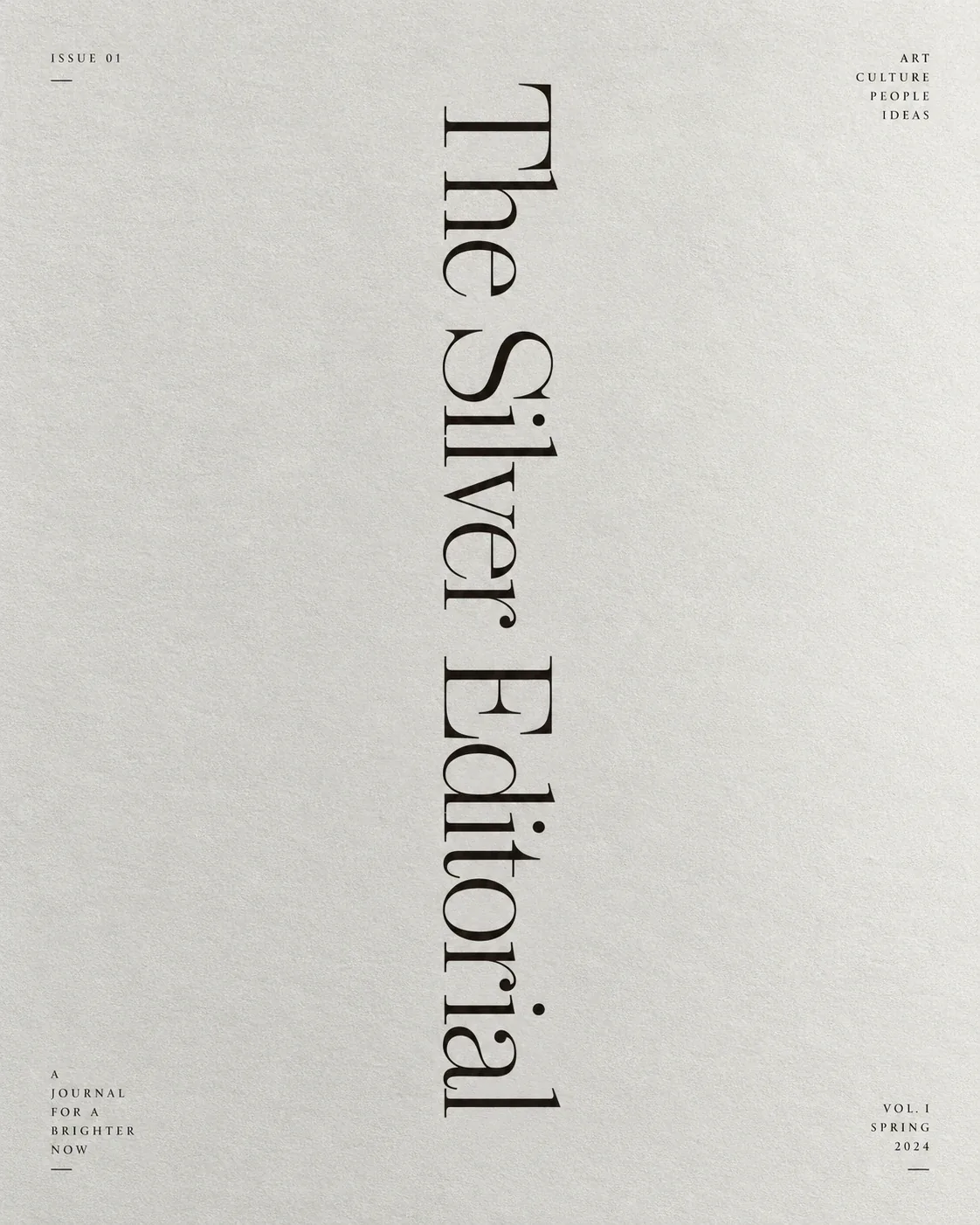 The Silver Editorial — wren.paper