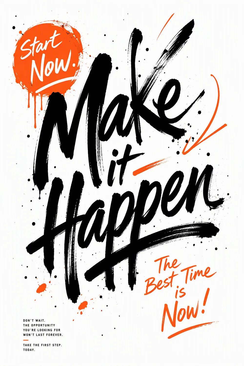 Hand lettered — Hand lettered