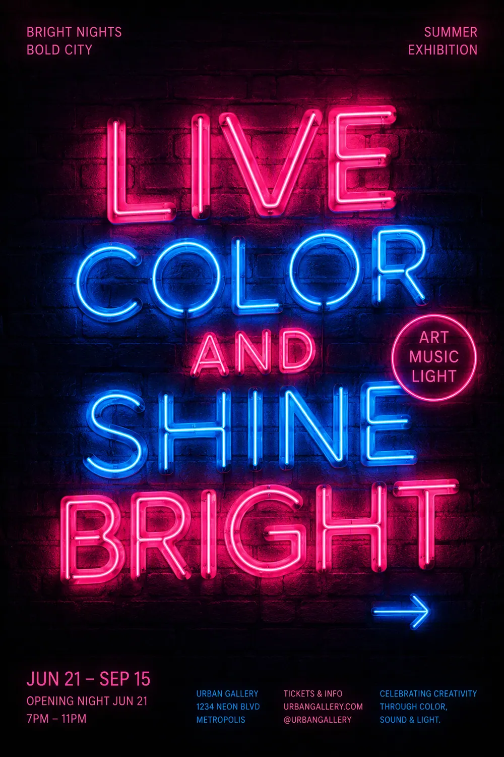 Neon type — Neon type