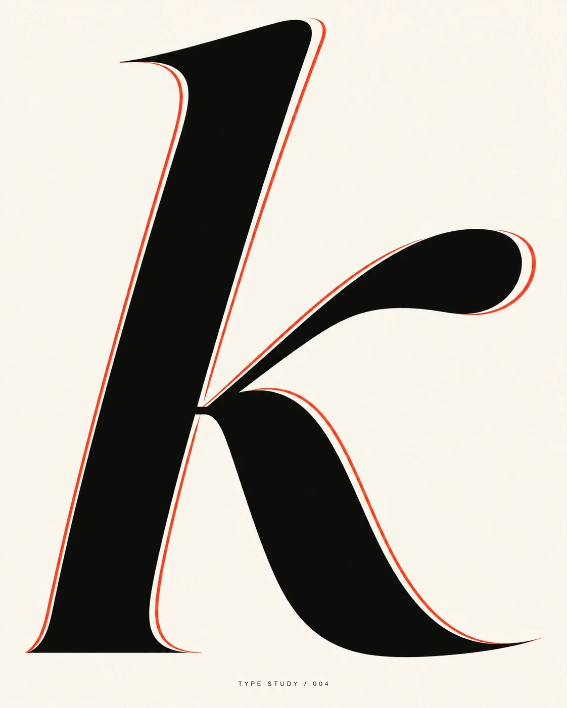 Type Study 004 — AI render