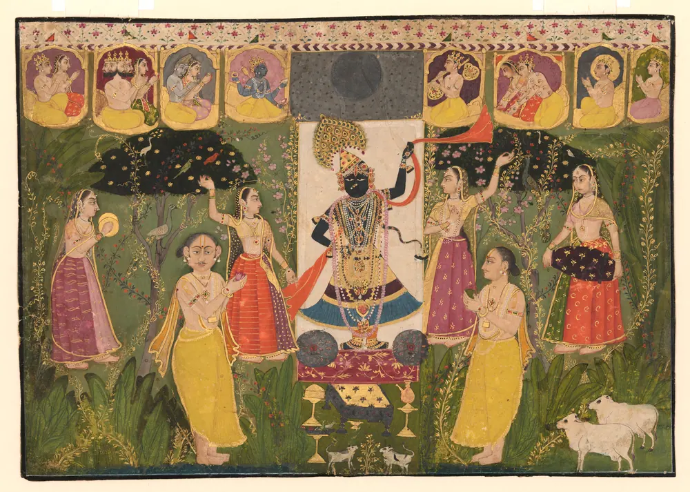 Worship of Shri Nathji — Worship of Shri Nathji