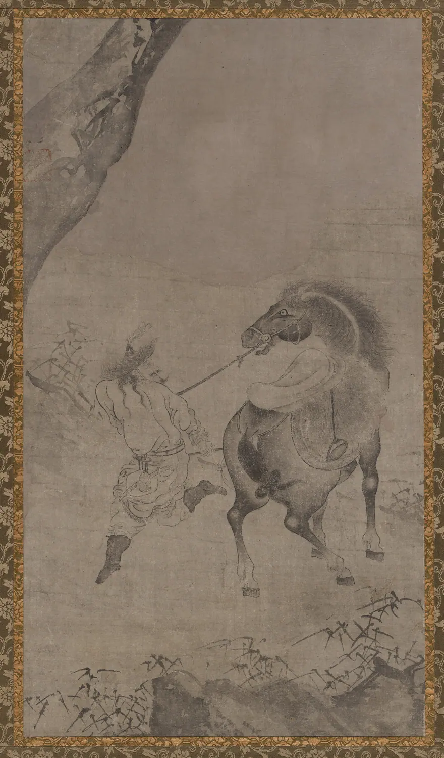 A horse and rider — Li Gonglin 李公麟