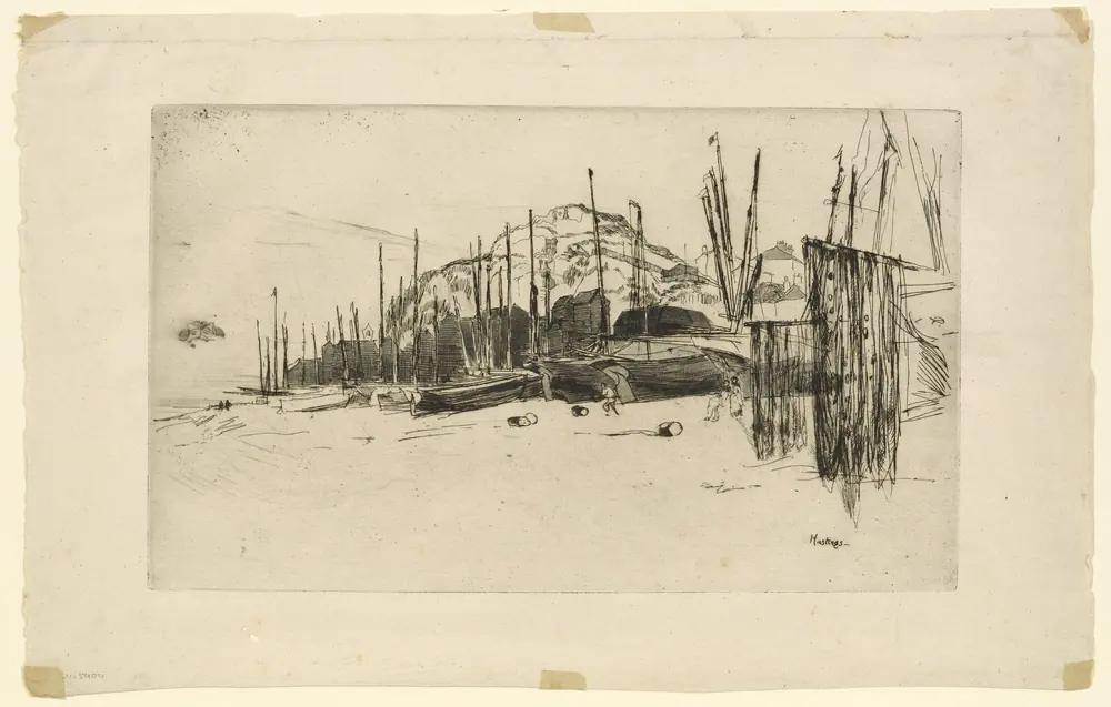 Fishing Boats, Hastings — James McNeill Whistler