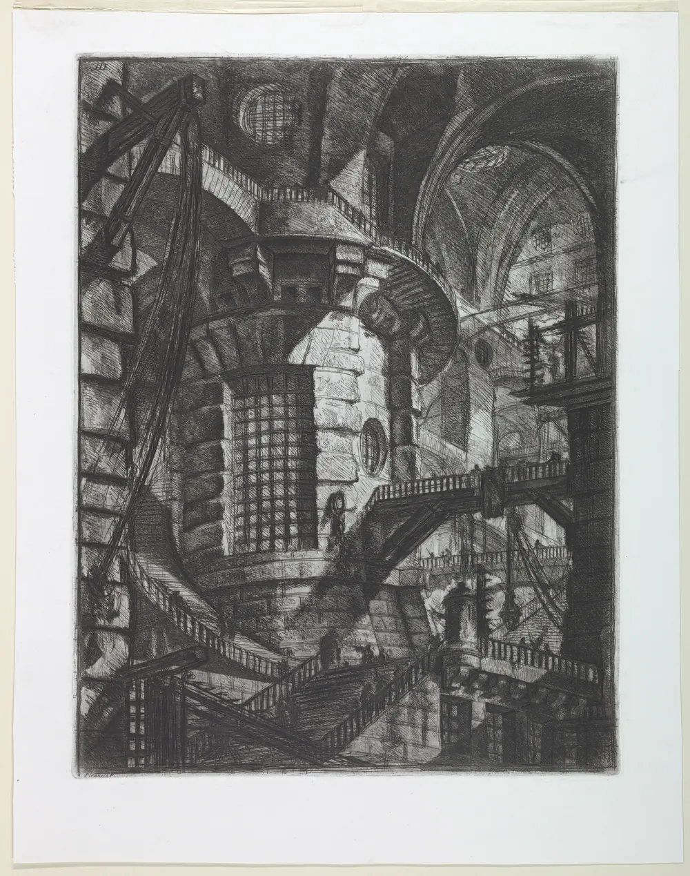 Carceri Series, Plate III — Giovanni Battista Piranesi